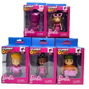 BARBIE Legendary Stumble Guys LIMITED EDITION 4" Figure 2024 Complete Set Of 5